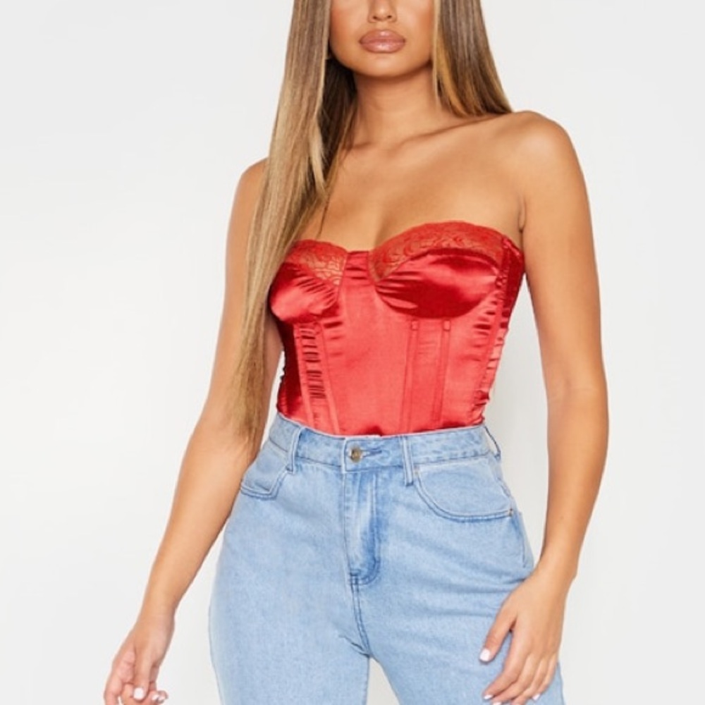 Red Corset Top